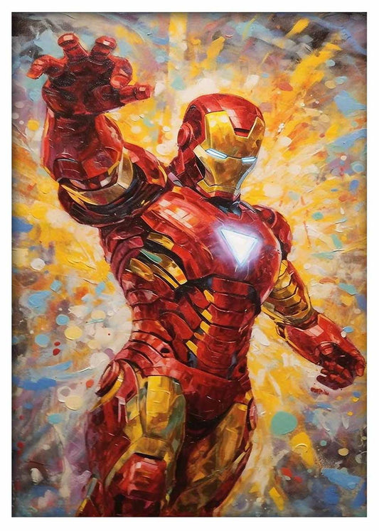 P319 – Iron MAN Canvas Art Prints, Posters, and Wall Art – Superhero Collection