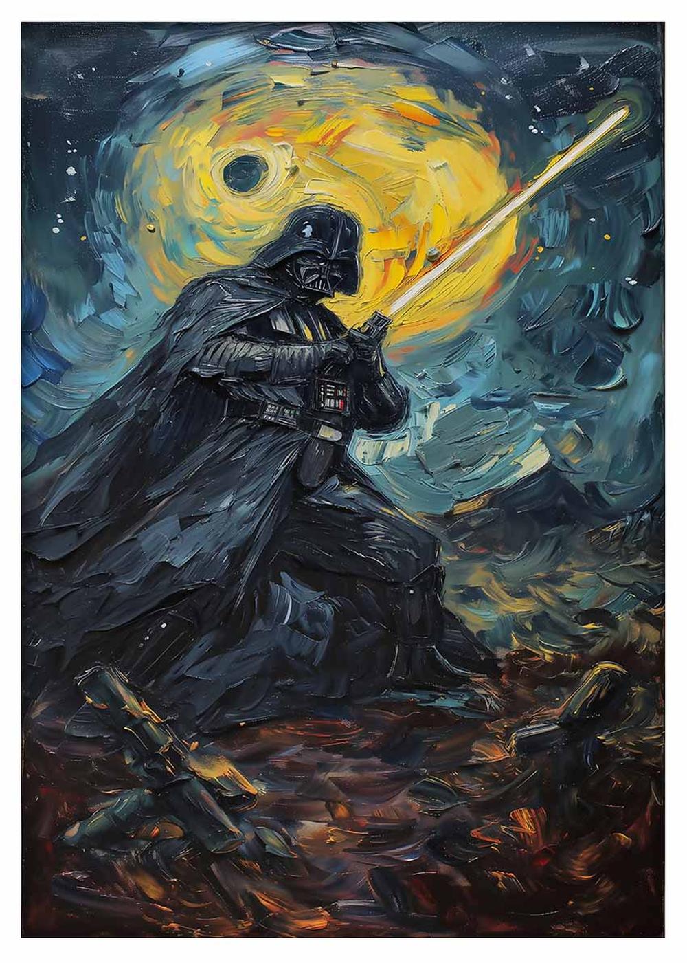 P333 – Darth Vader Canvas Art Prints, Posters, and Wall Art – Fantasy & Sci-Fi Collection