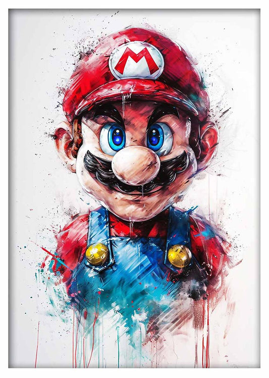 P334 – Super Mario Canvas Art Prints, Posters, and Wall Art – Superhero Collection