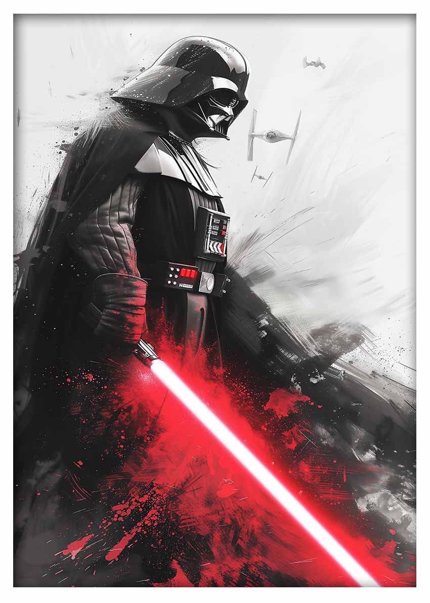 P344 – darth fader Canvas Art Prints, Posters, and Wall Art – Fantasy & Sci-Fi Collection