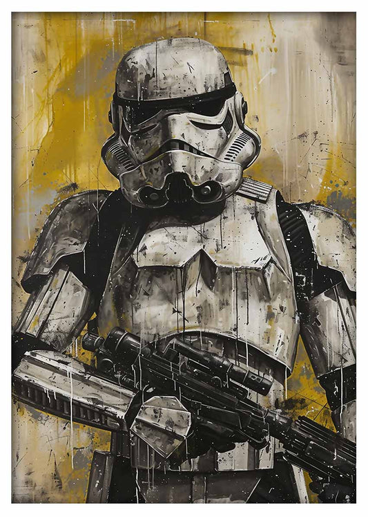 P348 – Stormtrooper Canvas Art Prints, Posters, and Wall Art – Fantasy & Sci-Fi Collection
