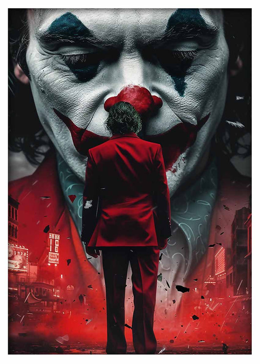 P357 – Joker Canvas Art Prints, Posters, and Wall Art – Superhero Collection