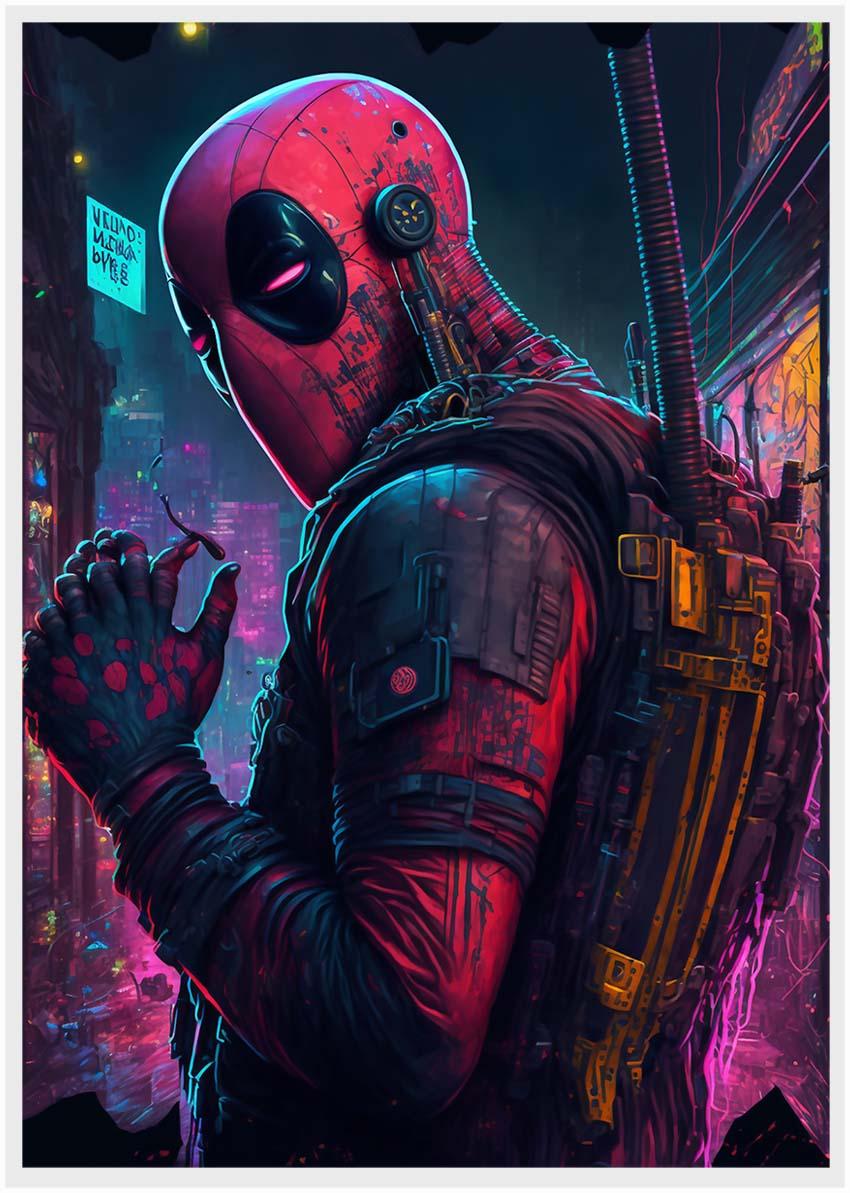 P36 Deadpool Canvas Art Prints, Posters, and Wall Art Superhero Collection