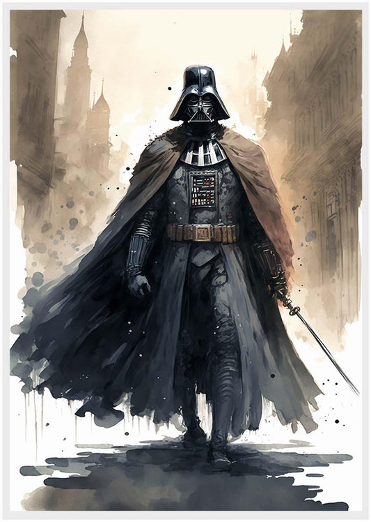P43 Darth Vader Canvas Art Prints, Posters, and Wall Art Fantasy & Sci-Fi Collection