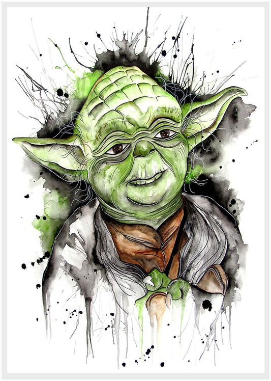 P59 Yoda Canvas Art Prints, Posters, and Wall Art Fantasy & Sci-Fi Collection