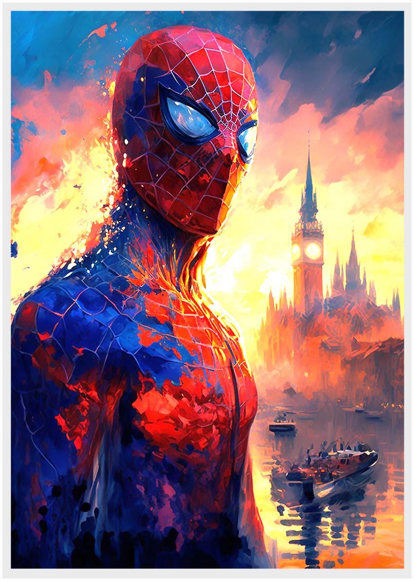 P73 Spider man Canvas Art Prints, Posters, and Wall Art Superhero Collection