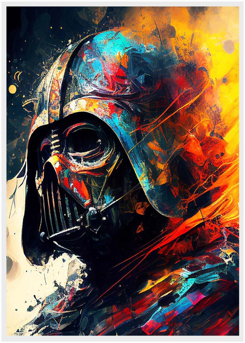 P74 Darth Vader Canvas Art Prints, Posters, and Wall Art Fantasy & Sci-Fi Collection