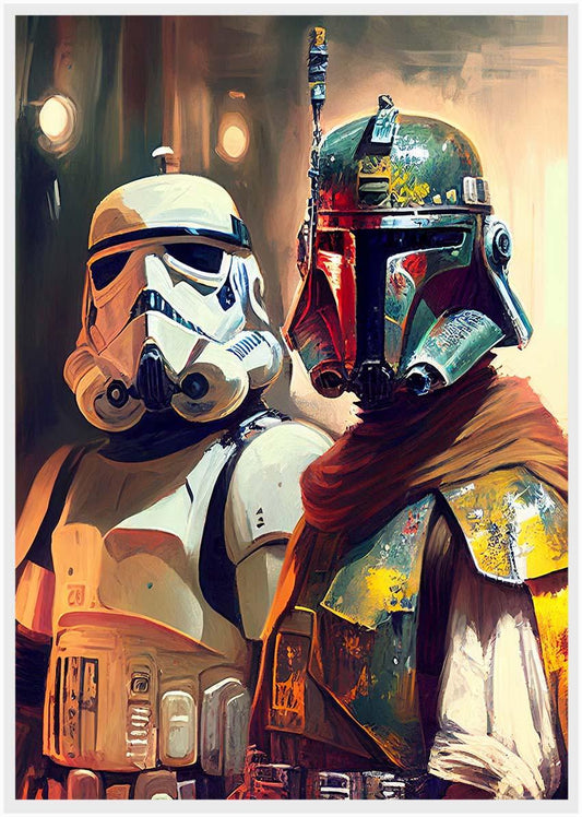 P79 Stormtrooper Canvas Art Prints, Posters, and Wall Art Fantasy & Sci-Fi Collection