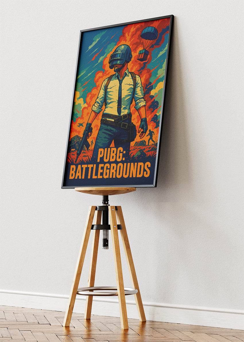 PUBG Battlegrounds Wall Art | Iconic Battle Royale Gaming Poster & Canvas