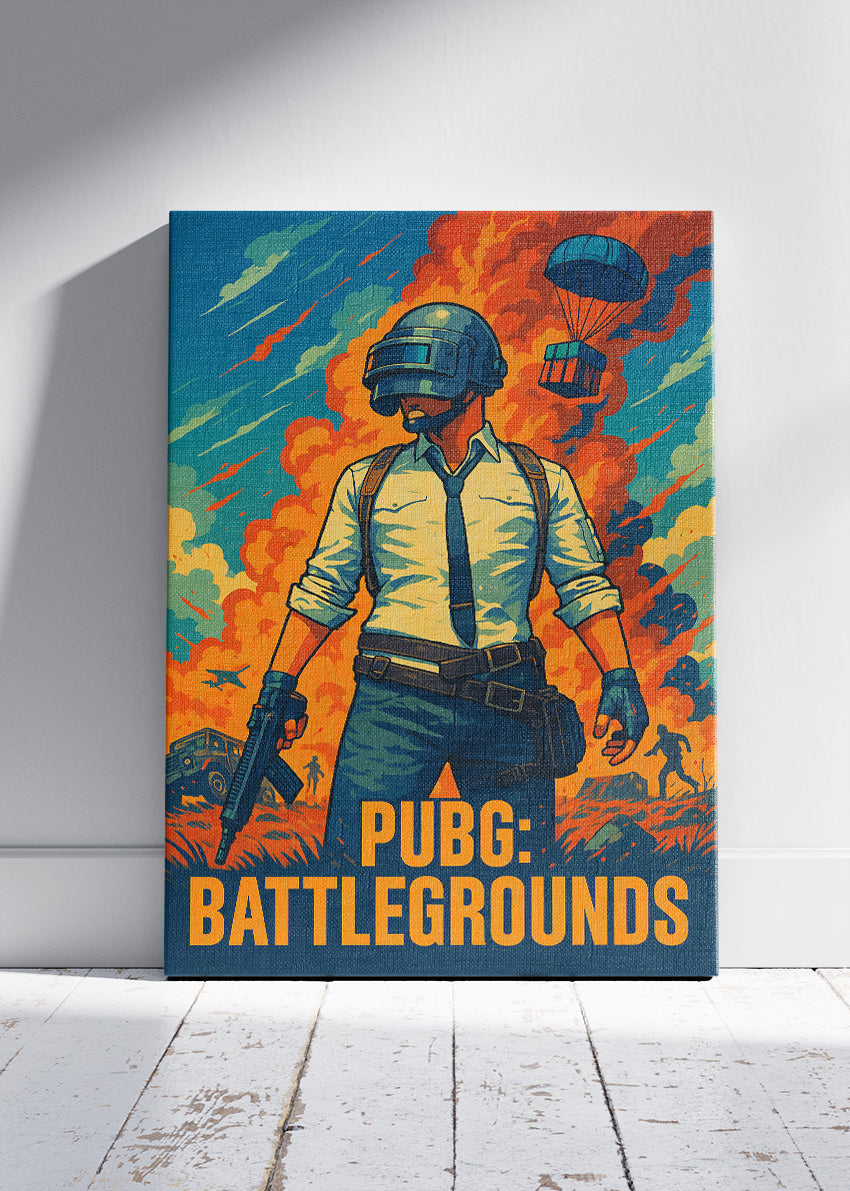 PUBG Battlegrounds Wall Art | Iconic Battle Royale Gaming Poster & Canvas