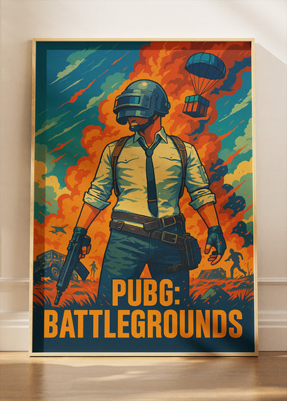 PUBG Battlegrounds Wall Art | Iconic Battle Royale Gaming Poster & Canvas