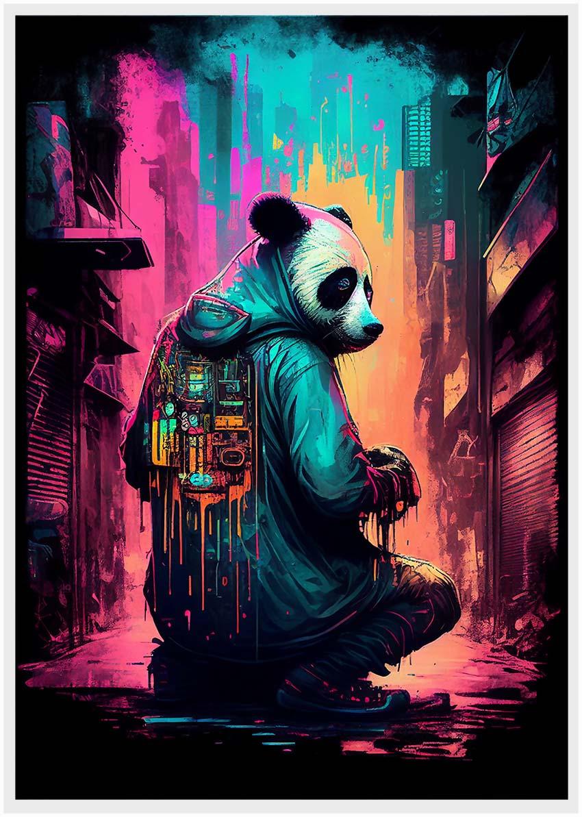 Panda Canvas & Poster Wall Art T2 Wildlife Series