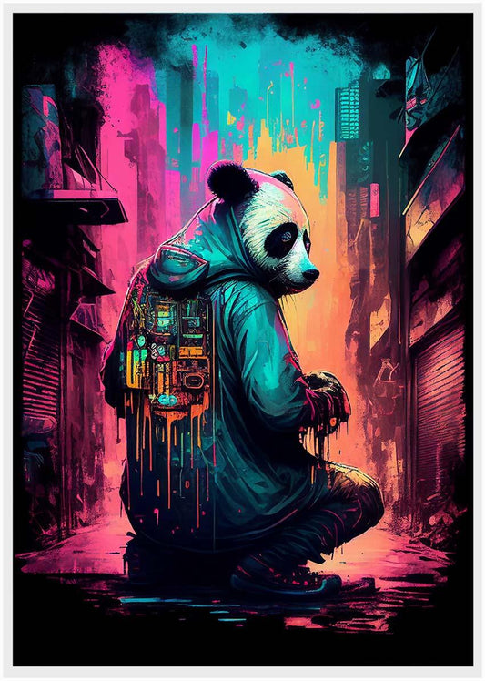 Panda Canvas & Poster Wall Art T2 Wildlife Series