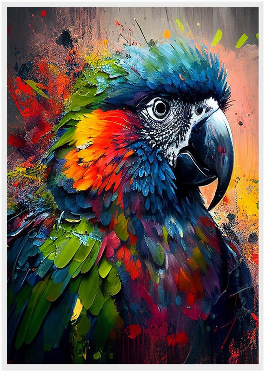 Parrot Canvas & Poster Wall Art T4 Wildlife Series
