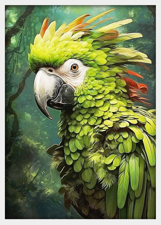 Parrots Canvas & Poster Wall Art T88 Wildlife Series