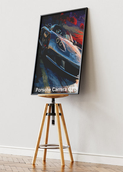 Porsche Carrera GT Performance Canvas Print & Poster – Iconic Supercar Wall Art – AI PRINT LAB