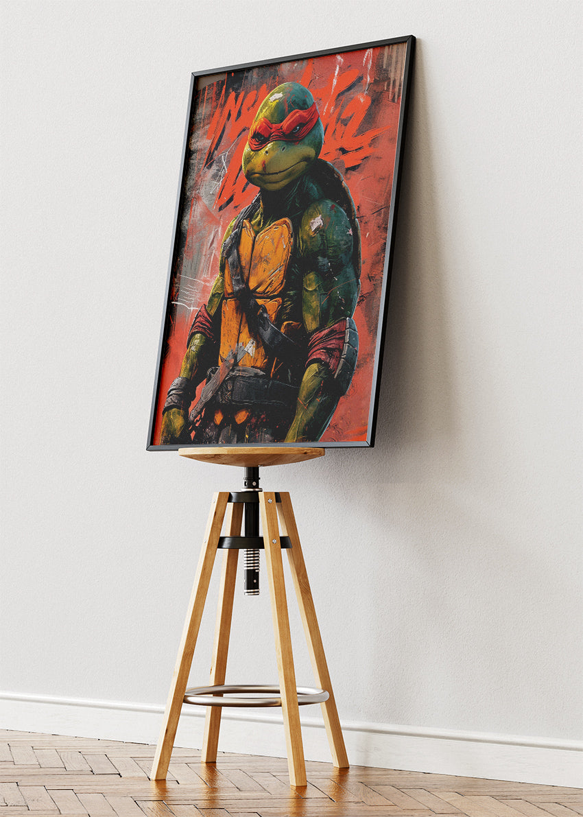 Raphael – Teenage Mutant Ninja Turtles Canvas & Poster Print – AI PRINT LAB