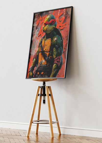 Raphael – Teenage Mutant Ninja Turtles Canvas & Poster Print – AI PRINT LAB