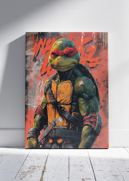 Raphael – Teenage Mutant Ninja Turtles Canvas & Poster Print – AI PRINT LAB