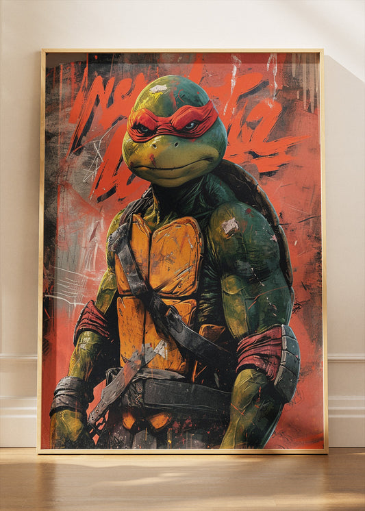 Raphael – Teenage Mutant Ninja Turtles Canvas & Poster Print – AI PRINT LAB