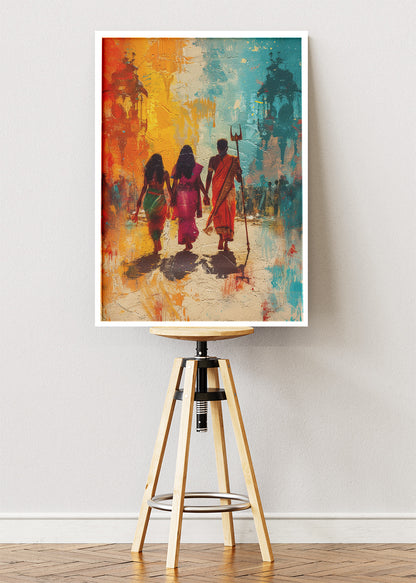 Sacred Journey Canvas & Poster Print – AI PRINT LAB