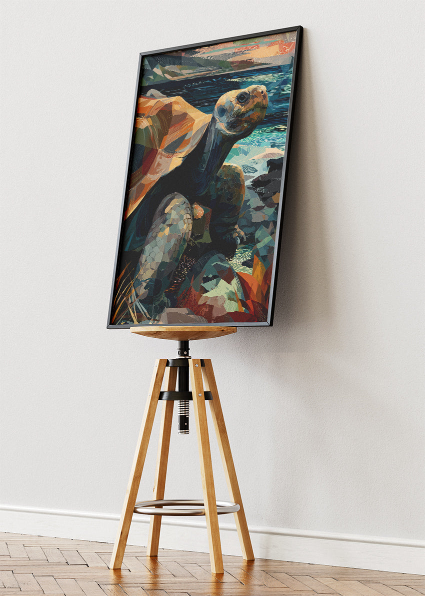 Sea Turtle Canvas Print & Poster – Ocean Wildlife Wall Art