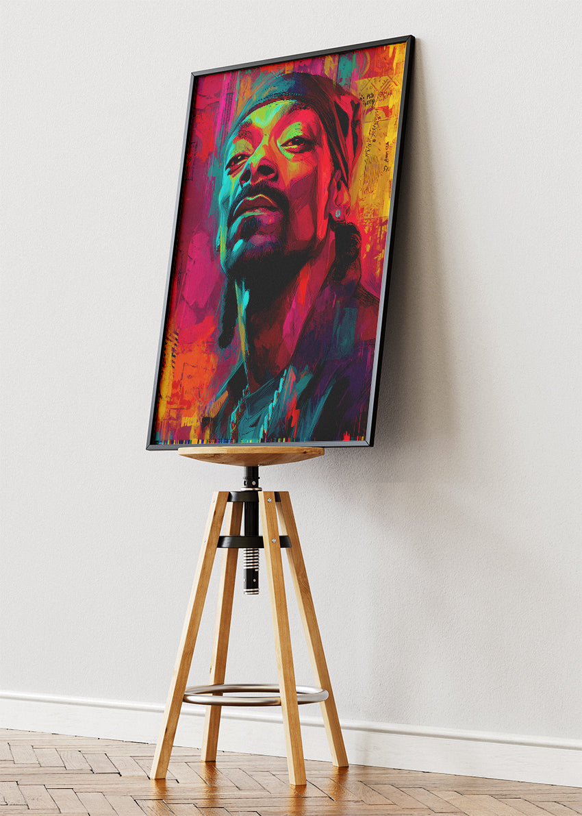 Snoop Dogg Urban Pop Art Portrait Wall Art Poster & Canvas