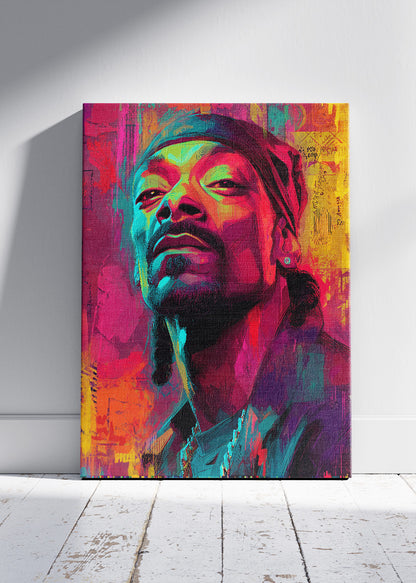 Snoop Dogg Urban Pop Art Portrait Wall Art Poster & Canvas