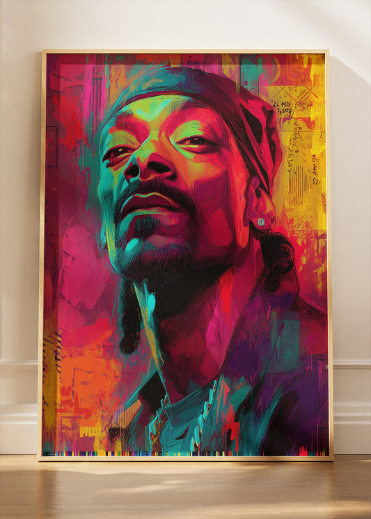 Snoop Dogg Urban Pop Art Portrait Wall Art Poster & Canvas