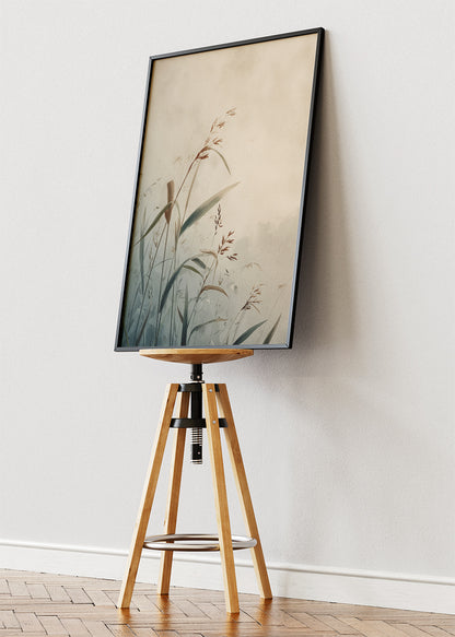 Soft Meadow Grass Botanical Canvas & Poster Print – AI PRINT LAB