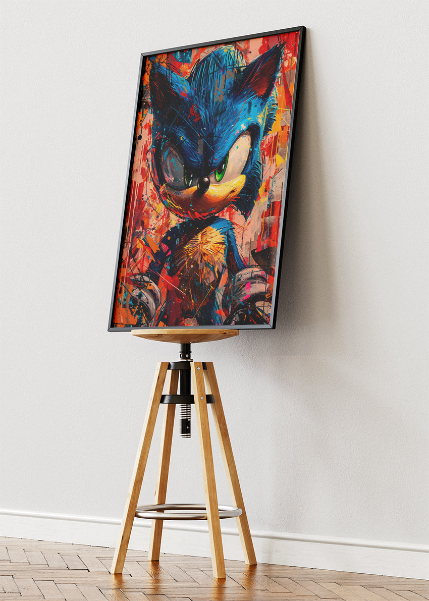 Sonic the Hedgehog Gaming Wall Art Poster & Canvas
