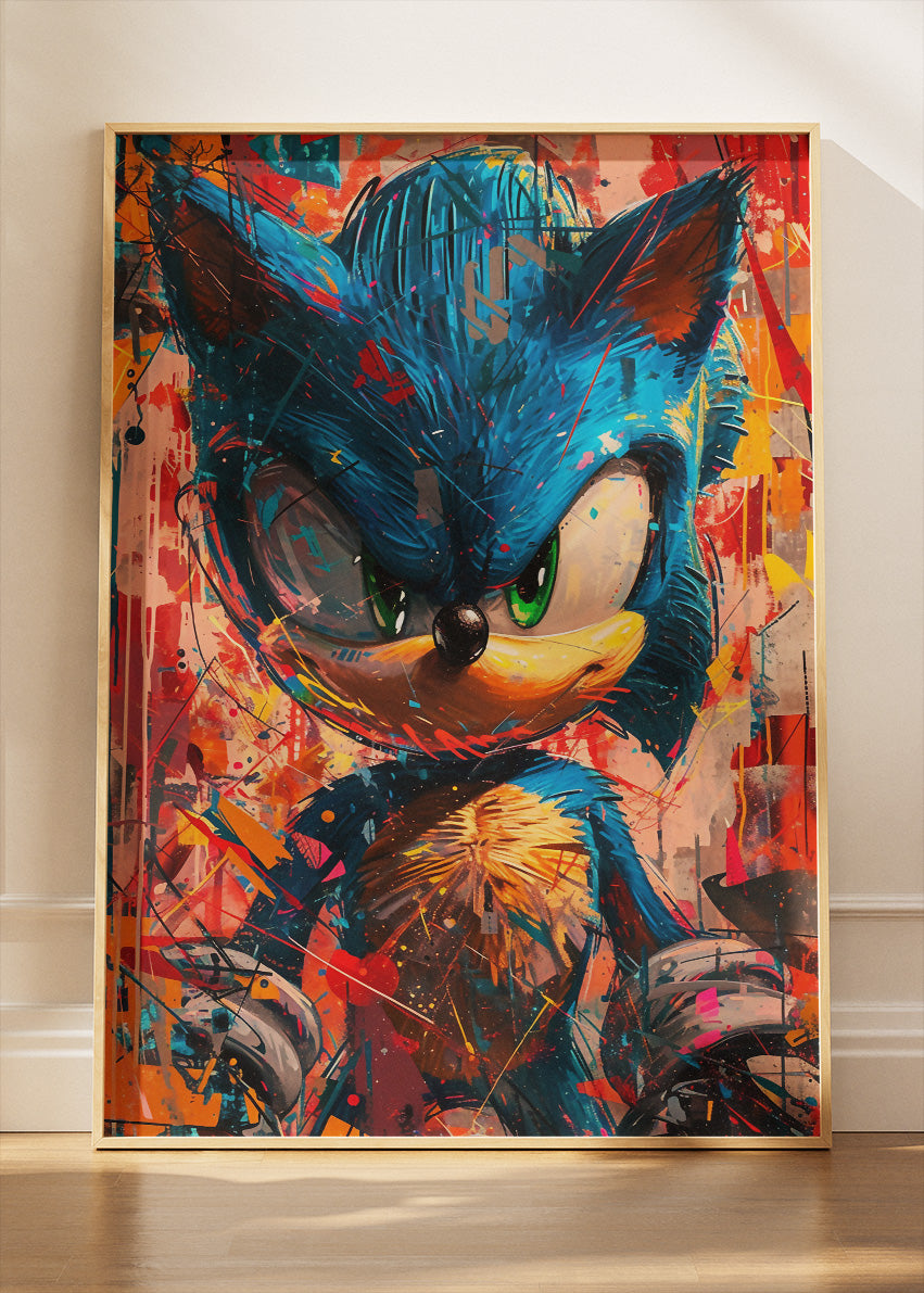 Sonic the Hedgehog Gaming Wall Art Poster & Canvas