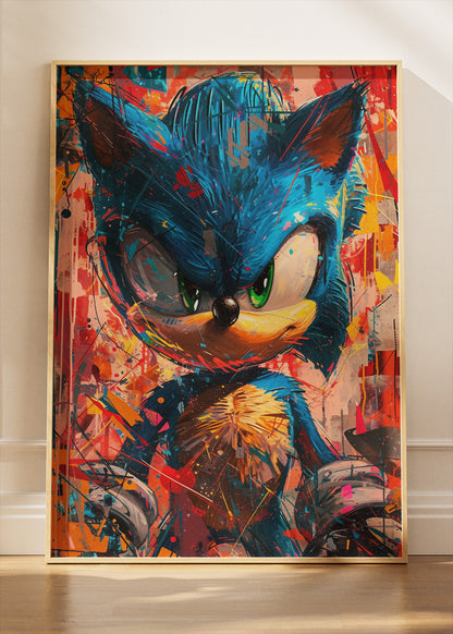 Sonic the Hedgehog Gaming Wall Art Poster & Canvas