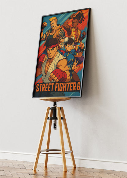 Street Fighter 6 Wall Art – Legendary Fighters Combat Poster & Canvas