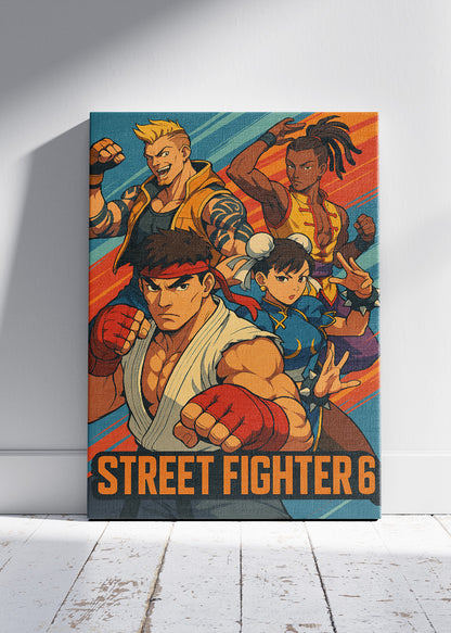 Street Fighter 6 Wall Art – Legendary Fighters Combat Poster & Canvas