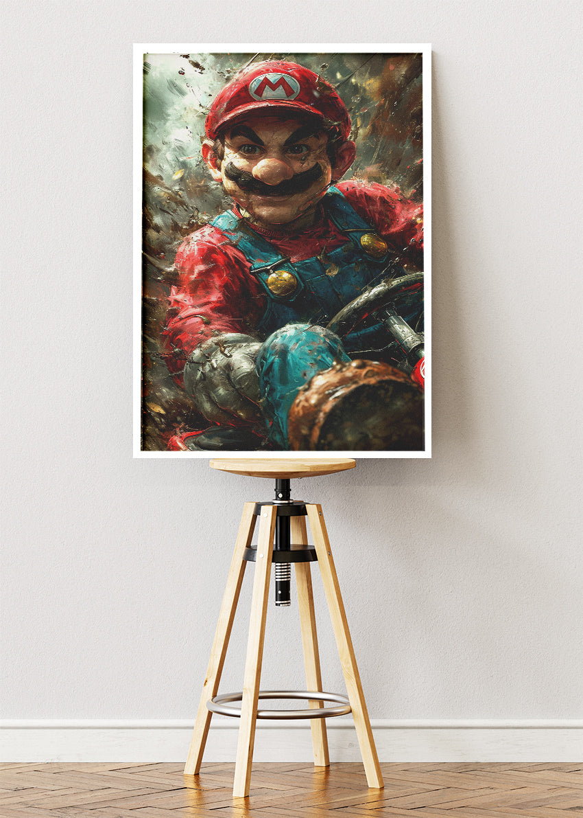 Super Mario Cinematic Action Gaming Wall Art Poster & Canvas