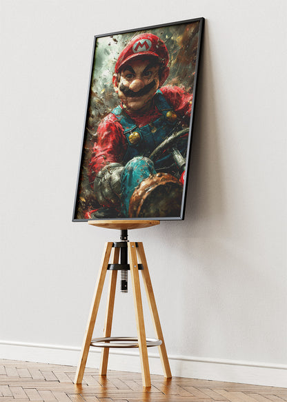 Super Mario Cinematic Action Gaming Wall Art Poster & Canvas