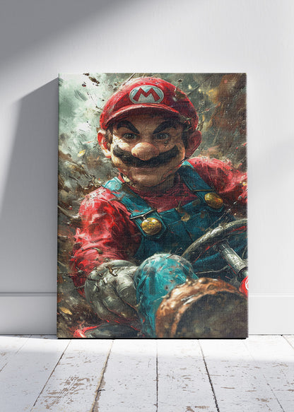 Super Mario Cinematic Action Gaming Wall Art Poster & Canvas