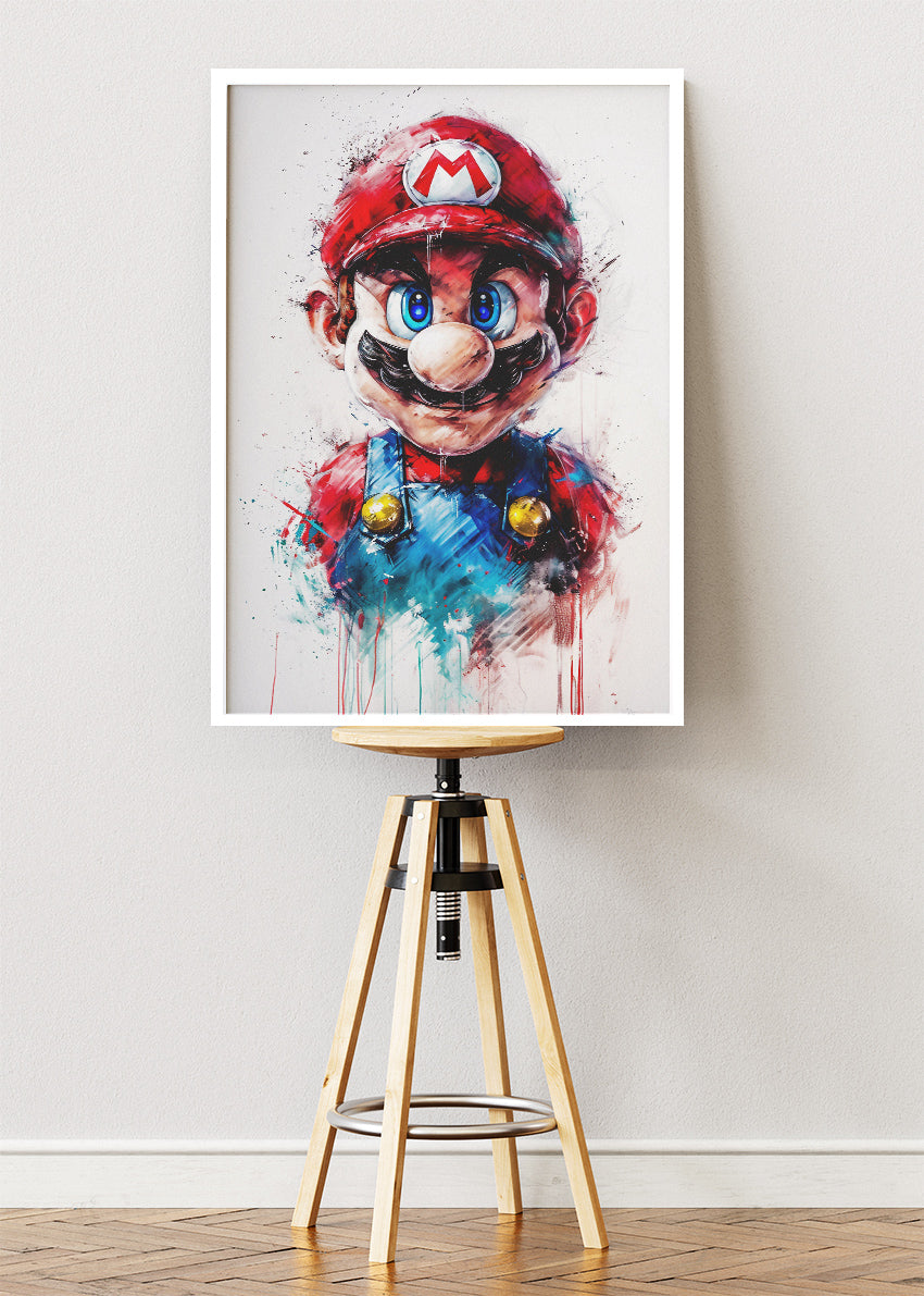 Super Mario Gaming Wall Art Poster & Canvas