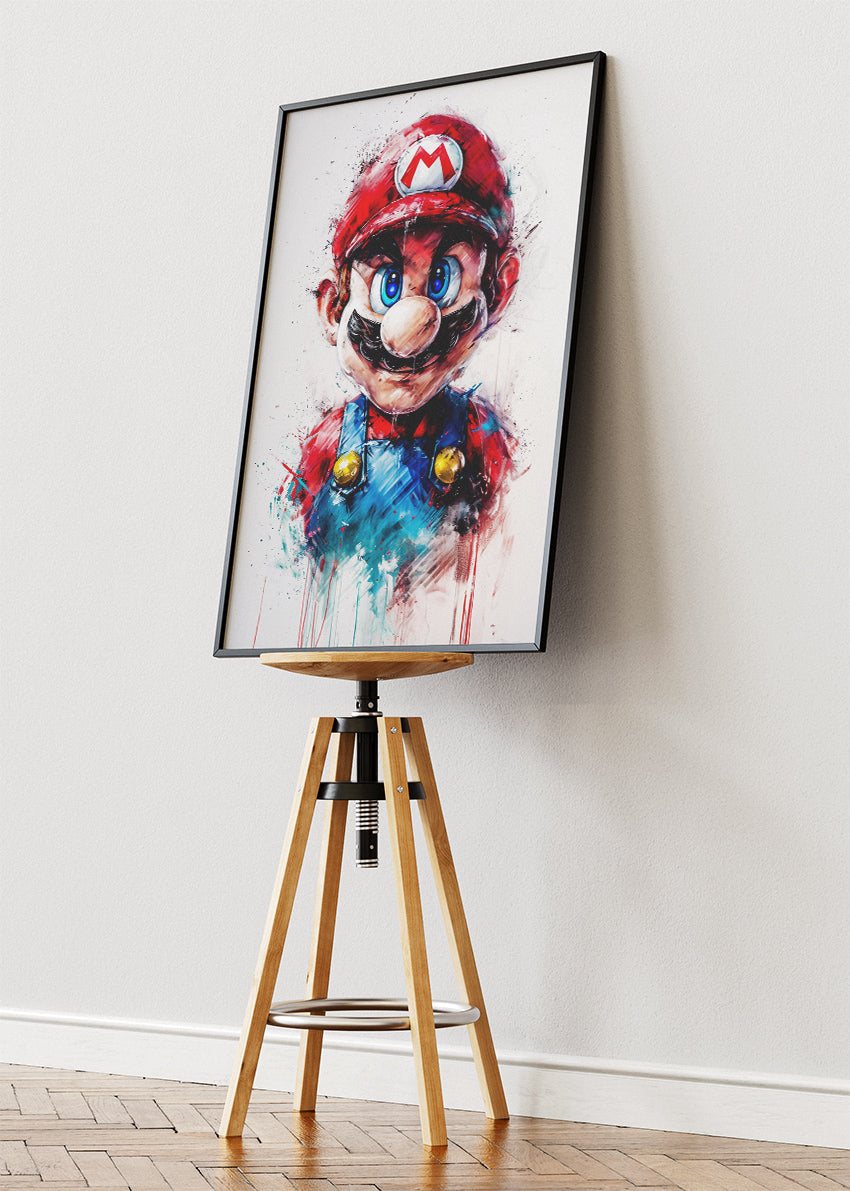 Super Mario Gaming Wall Art Poster & Canvas