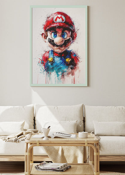 Super Mario Gaming Wall Art Poster & Canvas
