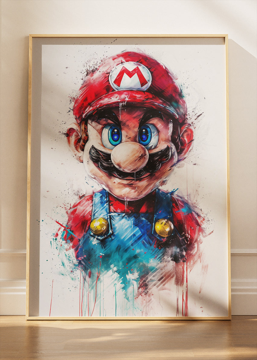 Super Mario Gaming Wall Art Poster & Canvas