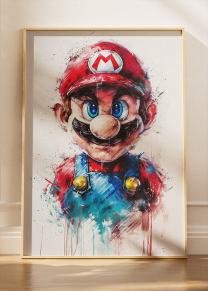 Super Mario Gaming Wall Art Poster & Canvas