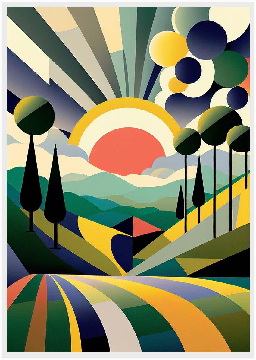 T159 Geometric & Abstract Canvas Art Prints, Posters, and Wall Art