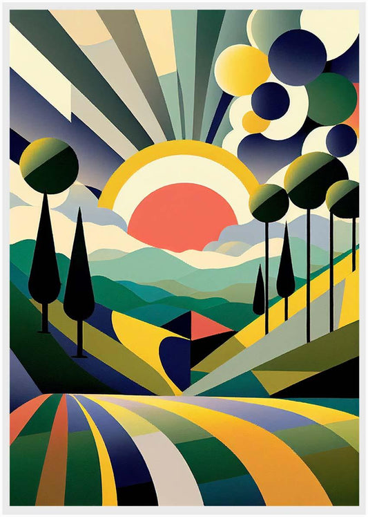 T159 Geometric & Abstract Canvas Art Prints, Posters, and Wall Art