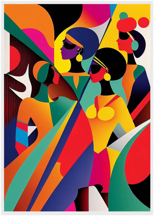 T187 Geometric & Abstract Canvas Art Prints, Posters, and Wall Art