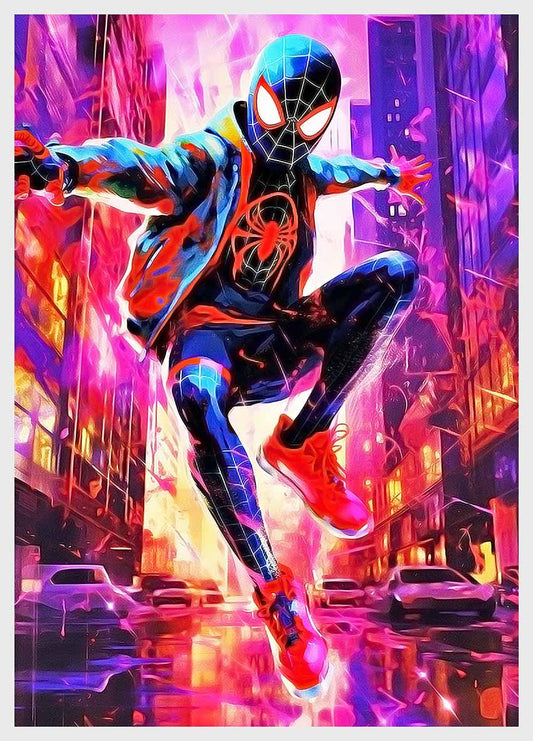 T198 Spider Man Canvas Art Prints, Posters, and Wall Art Superhero Collection
