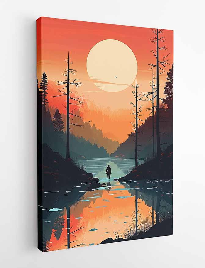 T372 Landscape & Scenery Canvas Art Prints, Posters, and Wall Art