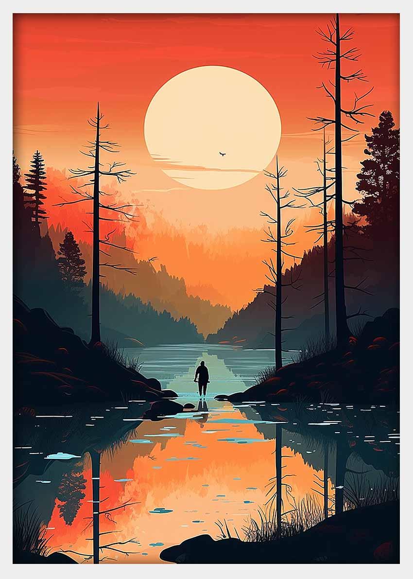 T372 Landscape & Scenery Canvas Art Prints, Posters, and Wall Art