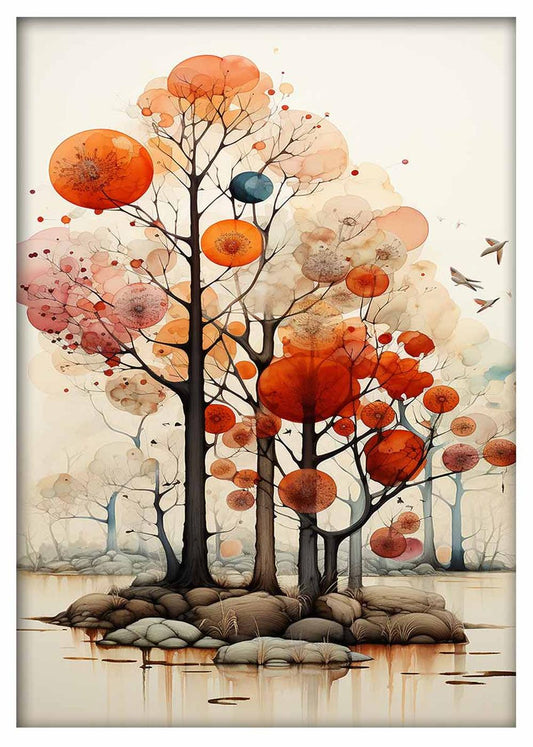T474 Canvas Art Prints, Posters, and Wall Art Flowers, Plants, Trees Collection